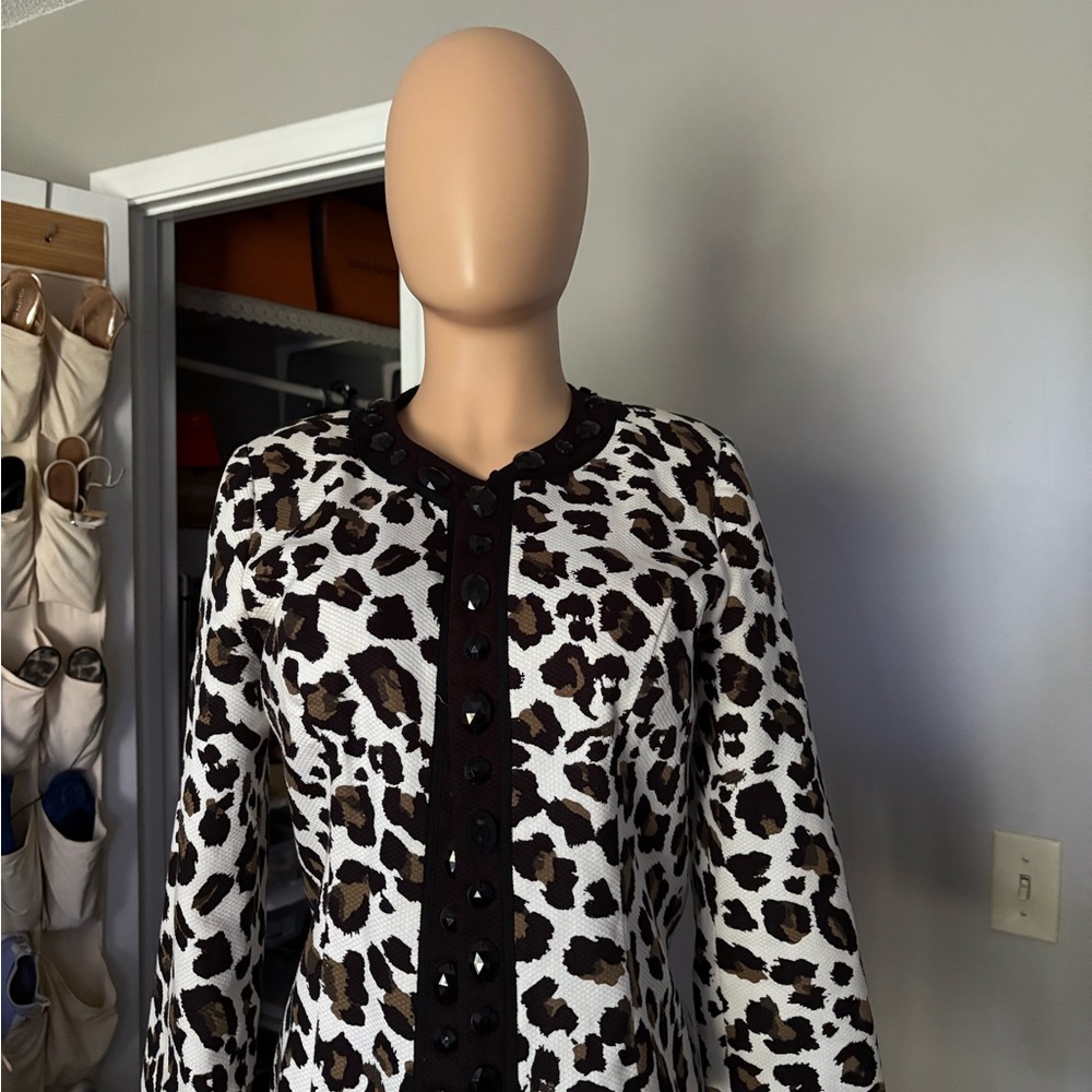 🔥😍Leopard Print Button-Up Cardigan